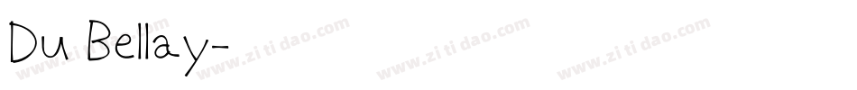 Du Bellay字体转换